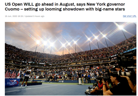 全球最重要体育赛事之一重启!2020美网将如期举办 全球最重要体育赛事之一重启!2020美网将如期举办