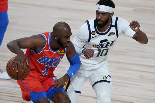 雷霆110-94轻取爵士 保罗18+7+7亚当斯16+11亚历山大19分 雷霆110-94轻取爵士 保罗18+7+7亚当斯16+11亚历山大19分