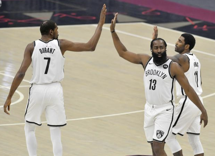 欧文37分KD38+12 塞克斯顿42分骑士双加时147-135灭篮网 欧文37分KD38+12 塞克斯顿42分骑士双加时147-135灭篮网