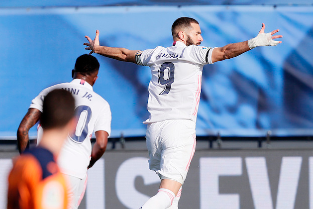 西甲-克罗斯献传射本泽马破门 皇家马德里2-0瓦伦西亚升至第2 西甲-克罗斯献传射本泽马破门 皇家马德里2-0瓦伦西亚升至第2