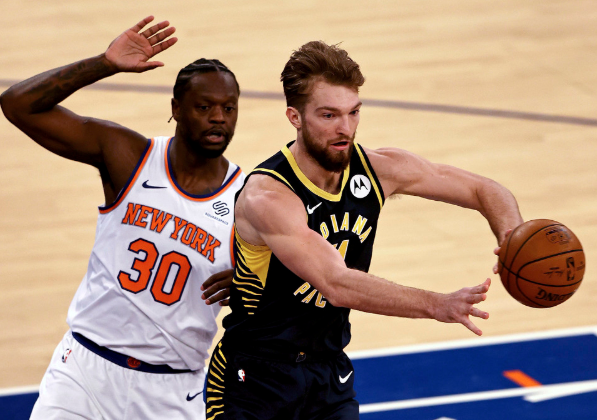 兰德尔28+10巴雷特24分 尼克斯110-107险胜送步行者三连败 兰德尔28+10巴雷特24分 尼克斯110-107险胜送步行者三连败