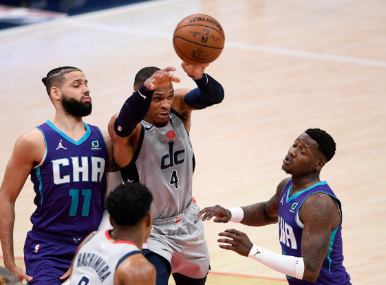 NBA-奇才104-114不敌黄蜂终结2连胜 威少22+15+15八村塁30分 NBA-奇才104-114不敌黄蜂终结2连胜 威少22+15+15八村塁30分