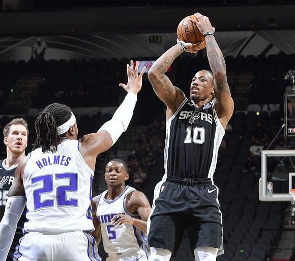 NBA-德罗赞26+7福克斯20分 马刺120-106终结国王5连胜 NBA-德罗赞26+7福克斯20分 马刺120-106终结国王5连胜