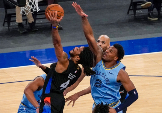 NBA-尼克斯加时133-129险胜灰熊 兰德尔三双罗斯19分 NBA-尼克斯加时133-129险胜灰熊 兰德尔三双罗斯19分