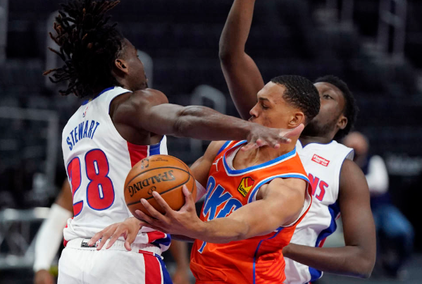 活塞110-104逆转力擒雷霆 多尔特砍26+6斯图尔特揽21板 活塞110-104逆转力擒雷霆 多尔特砍26+6斯图尔特揽21板