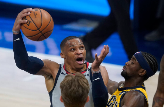 威少萨博尼斯对轰三双 比尔50分 奇才加时133-132战胜步行者 威少萨博尼斯对轰三双 比尔50分 奇才加时133-132战胜步行者