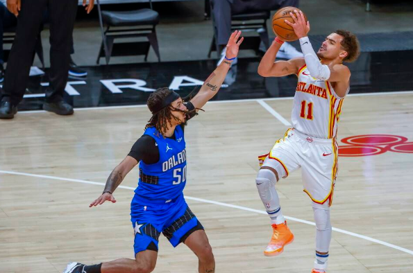 老鹰116-93轻取魔术收获三连胜 博格丹27分特雷-杨18+7 老鹰116-93轻取魔术收获三连胜 博格丹27分特雷-杨18+7