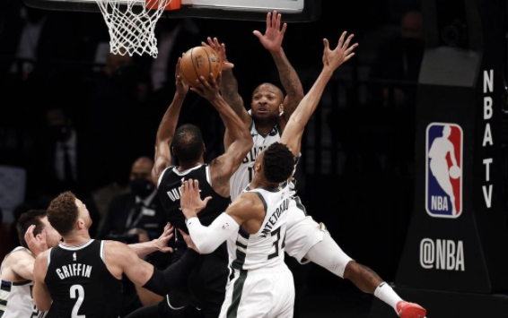 杜兰特29+10 欧文25+8 哈登伤退 字母哥34+11 篮网115-107擒鹿拔头筹 杜兰特29+10 欧文25+8 哈登伤退 字母哥34+11 篮网115-107擒鹿拔头筹