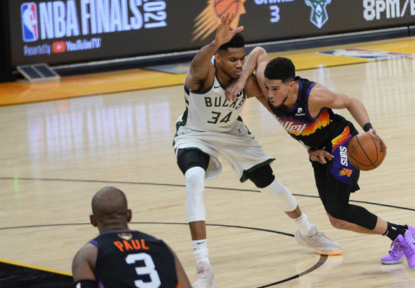 太阳118-109再胜雄鹿 总分2-0 布克31分 字母哥空砍42+12 太阳118-109再胜雄鹿 总分2-0 布克31分 字母哥空砍42+12