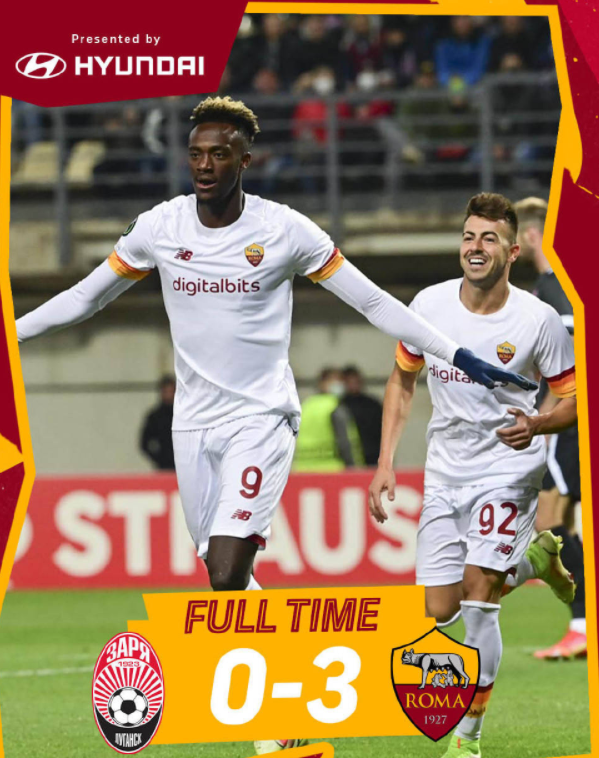 欧会杯-罗马3-0索尔亚 亚伯拉罕破门沙拉维建功 欧会杯-罗马3-0索尔亚 亚伯拉罕破门沙拉维建功