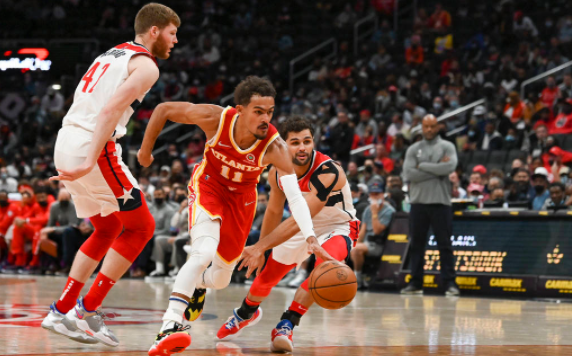 老鹰111-122不敌奇才 比尔砍27+8+8特雷-杨两双 老鹰111-122不敌奇才 比尔砍27+8+8特雷-杨两双