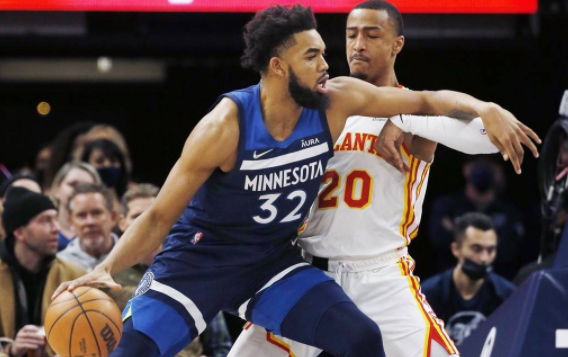 老鹰121-110擒森林狼终结两连败 唐斯空砍31+16吹杨29+11 老鹰121-110擒森林狼终结两连败 唐斯空砍31+16吹杨29+11