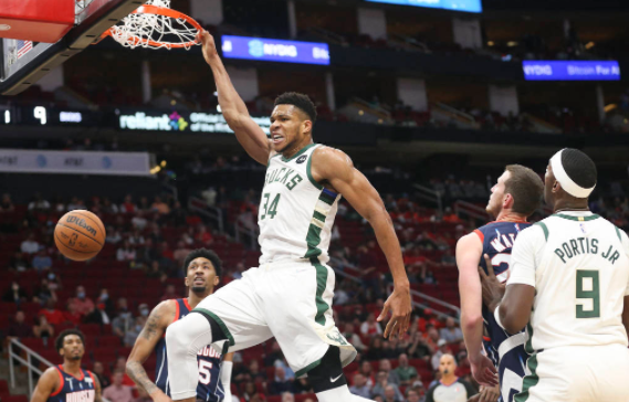 雄鹿123-114终结火箭7连胜 字母哥狂砍41+17带5人上双 雄鹿123-114终结火箭7连胜 字母哥狂砍41+17带5人上双