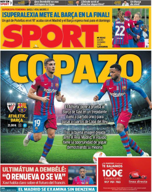 国王杯-巴萨前瞻:遇硬茬红蓝占据一优势 登贝莱或遭封杀 国王杯-巴萨前瞻:遇硬茬红蓝占据一优势 登贝莱或遭封杀