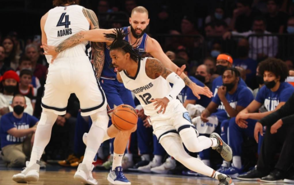 灰熊120-108击败尼克斯 莫兰特23+9兰德尔准三双 灰熊120-108击败尼克斯 莫兰特23+9兰德尔准三双