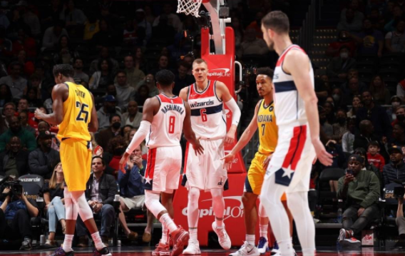 奇才133-123力克步行者 库兹马23+5+8布罗格登27分 铂金首秀 奇才133-123力克步行者 库兹马23+5+8布罗格登27分 铂金首秀