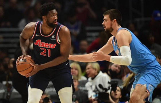 哈登29+15恩比德27+10 76人122-97大胜送快船五连败 哈登29+15恩比德27+10 76人122-97大胜送快船五连败