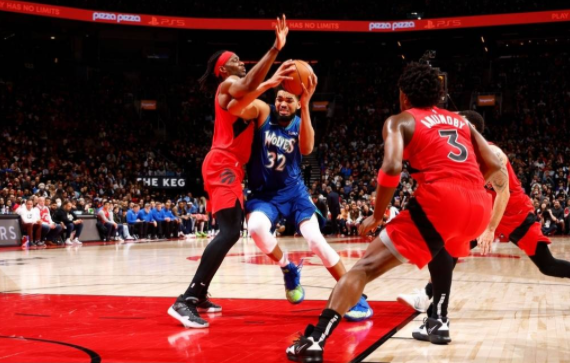 猛龙七人上双125-102击败森林狼 西亚卡姆三双唐斯16+10 猛龙七人上双125-102击败森林狼 西亚卡姆三双唐斯16+10