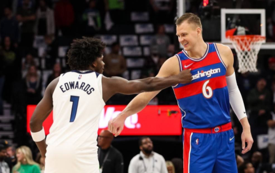 铂金25+8加福德高效24+12 唐斯26分森林狼114-132不敌奇才 铂金25+8加福德高效24+12 唐斯26分森林狼114-132不敌奇才