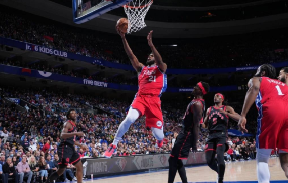 76人首发全上双112-97再胜猛龙 恩比德31+11哈登14+6+6 76人首发全上双112-97再胜猛龙 恩比德31+11哈登14+6+6