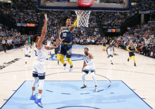 莫兰特23+10+9唐斯疲软15+11 森林狼不敌灰熊 总分扳成1-1莫兰特23+9+10 爱德华兹20+6 灰熊124-96大胜森林狼扳成1-1 莫兰特23+10+9唐斯疲软15+11 森林狼不敌灰熊 总分扳成1-1莫兰特23+9+10 爱德华兹20+6 灰熊124-96大胜森林狼扳成1-1