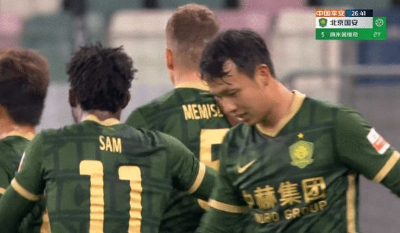 中超-国安4-1轻取广州队 张玉宁头球杨立瑜挽回颜面 中超-国安4-1轻取广州队 张玉宁头球杨立瑜挽回颜面