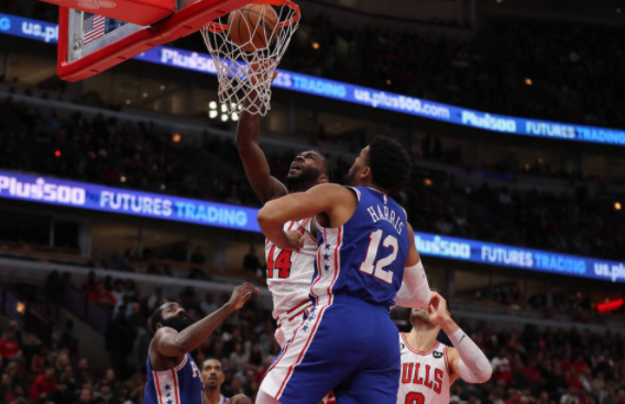 NBA-公牛109-114惜败76人 恩比德回归25+7哈登仅13中2 NBA-公牛109-114惜败76人 恩比德回归25+7哈登仅13中2