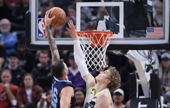 NBA-灰熊123-124憾负爵士 马尔卡宁23+9+5贝恩32分 莫兰特缺阵 NBA-灰熊123-124憾负爵士 马尔卡宁23+9+5贝恩32分 莫兰特缺阵