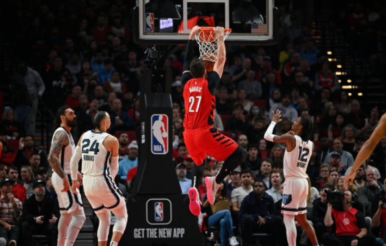 莫兰特20分努尔基奇23+13 贝恩末节爆发灰熊111-106胜开拓者 莫兰特20分努尔基奇23+13 贝恩末节爆发灰熊111-106胜开拓者