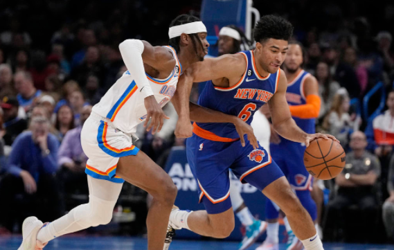 NBA-尼克斯客场129-119雷霆 布伦森34+9亚历山大30+7难救主 NBA-尼克斯客场129-119雷霆 布伦森34+9亚历山大30+7难救主