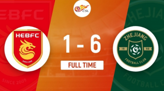 中超-浙江6-1轻取河北 埃沃诺双响穆谢奎弗兰克建功 中超-浙江6-1轻取河北 埃沃诺双响穆谢奎弗兰克建功