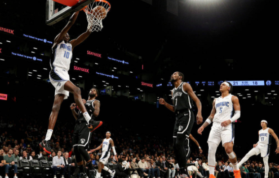 杜兰特45+7+5状元24分 西蒙斯伤退篮网109-102胜魔术 杜兰特45+7+5状元24分 西蒙斯伤退篮网109-102胜魔术