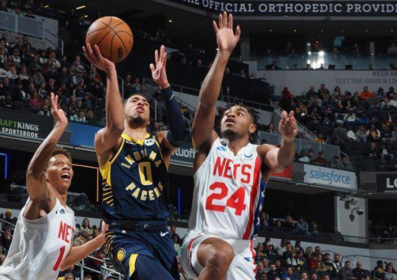 NBA-篮网双核轮休136-133胜步行者 哈利伯顿空砍35+9夏普两双 NBA-篮网双核轮休136-133胜步行者 哈利伯顿空砍35+9夏普两双