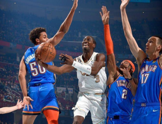 NBA-骑士双塔发威110-102轻取雷霆 亚历山大23分勒维尔22+4 NBA-骑士双塔发威110-102轻取雷霆 亚历山大23分勒维尔22+4