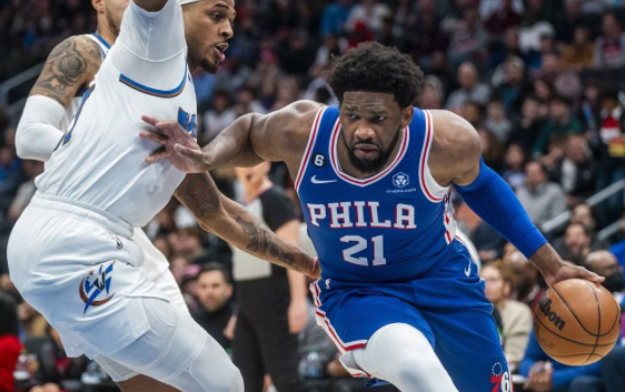 波神24+10比尔伤退 恩比德空砍48分76人111-116负奇才 波神24+10比尔伤退 恩比德空砍48分76人111-116负奇才