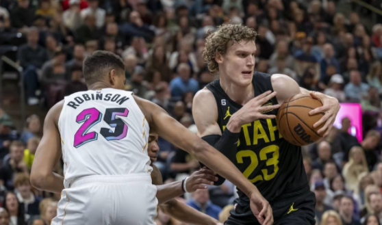 NBA-热火126-123胜爵士 阿德巴约32+8马尔卡宁29+14 希罗压哨三分绝杀 NBA-热火126-123胜爵士 阿德巴约32+8马尔卡宁29+14 希罗压哨三分绝杀