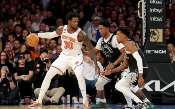 布伦森38分兰德尔25+13 凯尔登26分马刺114-117不敌尼克斯 布伦森38分兰德尔25+13 凯尔登26分马刺114-117不敌尼克斯