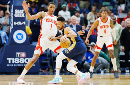 CJ28+6杰伦-格林16分 锡安缺阵鹈鹕119-108轻取火箭 CJ28+6杰伦-格林16分 锡安缺阵鹈鹕119-108轻取火箭