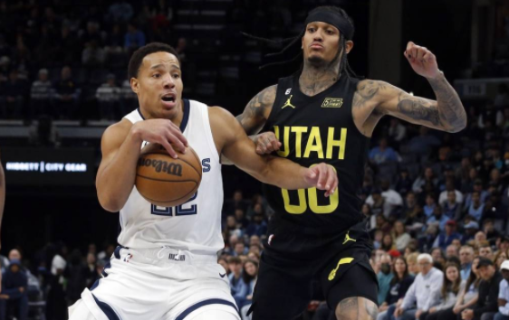 贝恩24+9马尔卡宁21分 莫兰特缺阵灰熊123-118险胜爵士 贝恩24+9马尔卡宁21分 莫兰特缺阵灰熊123-118险胜爵士