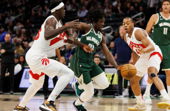 字母哥缺阵霍勒迪37+6+7雄鹿130-122胜猛龙!范弗利特39+9+7 字母哥缺阵霍勒迪37+6+7雄鹿130-122胜猛龙!范弗利特39+9+7