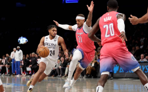 NBA-奇才123-125负篮网 欧文缺战托马斯新高44分送准绝杀 波神空砍38分 NBA-奇才123-125负篮网 欧文缺战托马斯新高44分送准绝杀 波神空砍38分