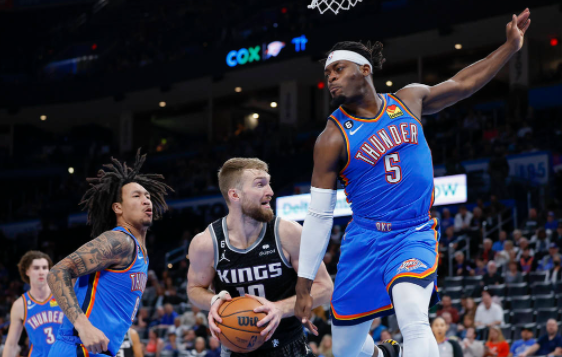 小萨22+13+9 巴恩斯29+9 杰伦27+5+8 国王123-117力克雷霆四连胜 小萨22+13+9 巴恩斯29+9 杰伦27+5+8 国王123-117力克雷霆四连胜