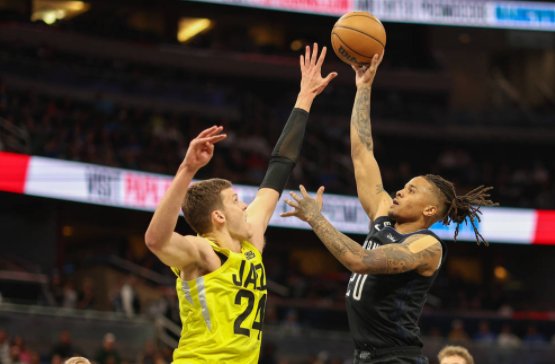 马尔卡宁31分富尔茨25+6 塔克23分爵士131-124胜魔术 马尔卡宁31分富尔茨25+6 塔克23分爵士131-124胜魔术