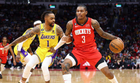 里夫斯24+7 浓眉轮休 小波特27+9+6 湖人110-114不敌7人上双的火箭 里夫斯24+7 浓眉轮休 小波特27+9+6 湖人110-114不敌7人上双的火箭