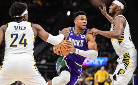 麦康纳19+12 字母哥25+9+5 步行者八人上双139-123轻取雄鹿 麦康纳19+12 字母哥25+9+5 步行者八人上双139-123轻取雄鹿