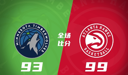 老鹰99-93力擒森林狼 T-马丁25+9 B-威廉姆斯23分 老鹰99-93力擒森林狼 T-马丁25+9 B-威廉姆斯23分