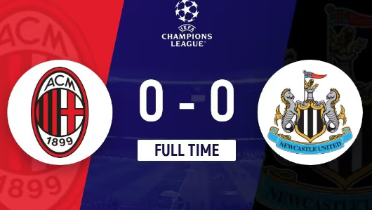 欧冠:米兰0-0闷平纽卡斯尔 吉鲁莱奥屡造险,迈尼昂伤退 欧冠:米兰0-0闷平纽卡斯尔 吉鲁莱奥屡造险,迈尼昂伤退
