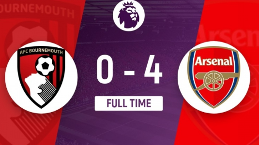 英超-伯恩茅斯0-4惨负阿森纳,哈弗茨点射斩获首球 英超-伯恩茅斯0-4惨负阿森纳,哈弗茨点射斩获首球