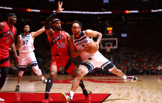 李凯尔7+9+5 爱德华兹26+14 施罗德22+7 森林狼94-97不敌猛龙 李凯尔7+9+5 爱德华兹26+14 施罗德22+7 森林狼94-97不敌猛龙