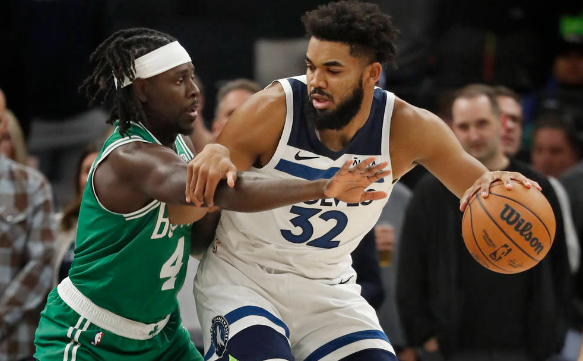 爱德华兹38+9+7 塔图姆32+5 森林狼加时114-109破绿军不败金身 爱德华兹38+9+7 塔图姆32+5 森林狼加时114-109破绿军不败金身